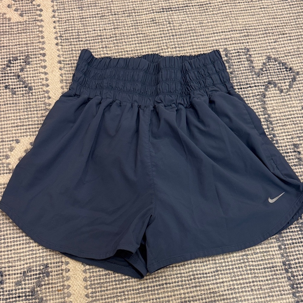 Nike Women's Dark Blue Athletic Shorts